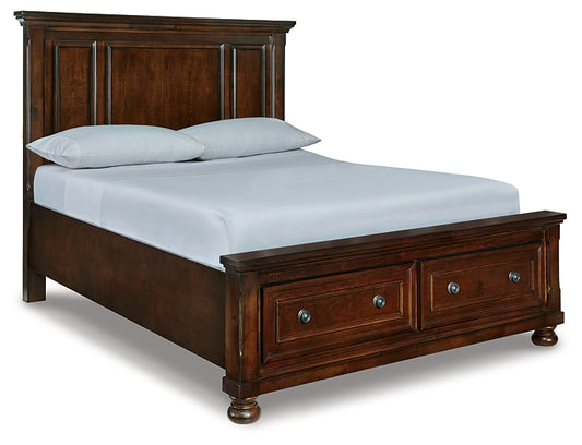 Cama con almacenamiento Porter Panel