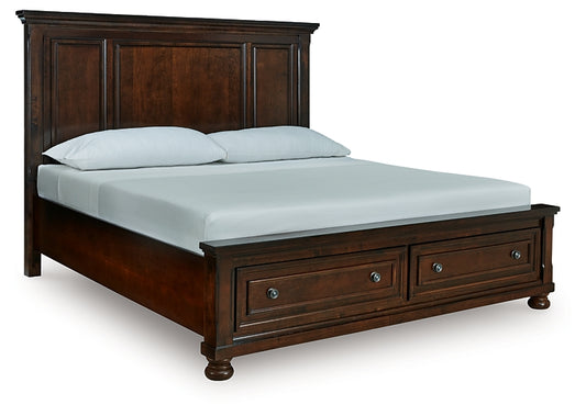 Cama con almacenamiento Porter Panel