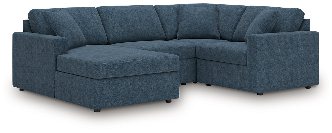 Seccional Modmax de 4 piezas con chaise longue