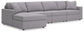 Seccional Modmax de 4 piezas con chaise longue