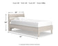 Cama de plataforma con paneles Socalle