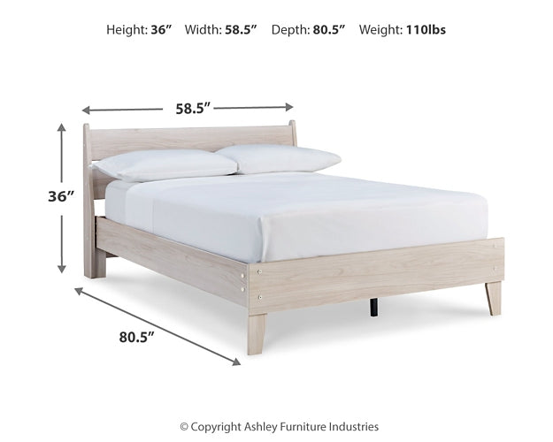 Cama de plataforma con paneles Socalle