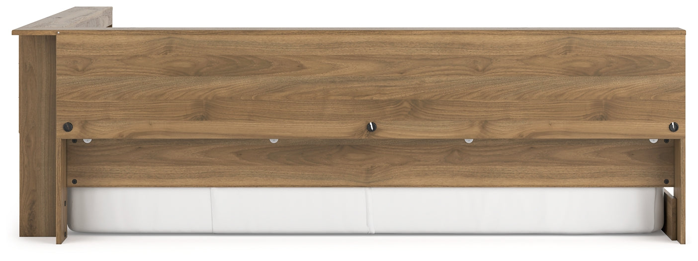 Cama con almacenaje y librería Deanlow