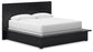 Londer  Panel Bed With Mirrored Dresser And Nightstand