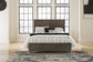 Arkenton  Panel Bed With Mirrored Dresser And Chest