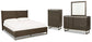 Arkenton  Panel Bed With Mirrored Dresser And Chest