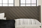 Arkenton  Panel Bed With Mirrored Dresser, Chest And Nightstand