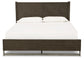Arkenton California  Panel Bed With Mirrored Dresser, Chest And 2 Nightstands