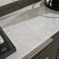 Arkenton California  Panel Bed With Mirrored Dresser, Chest And 2 Nightstands