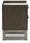 Arkenton California  Panel Bed With Mirrored Dresser, Chest And 2 Nightstands