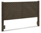 Arkenton  Panel Bed With Mirrored Dresser