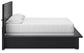Londer California  Panel Bed With Mirrored Dresser