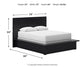 Londer  Panel Bed With Mirrored Dresser
