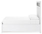 Cama con almacenamiento y paneles Ashbryn