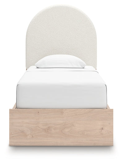 Arloster  Upholstered Panel Bed With Storage