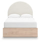 Arloster  Upholstered Panel Bed With Storage
