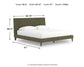 Chirason  Uph Bed W/Roll Slats