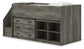 Frandern  Loft  Bed With Bookcase And Drawer Storage