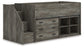 Frandern  Loft  Bed With Bookcase And Drawer Storage