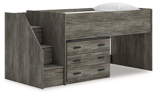 Frandern  Loft Bed With Drawer Storage