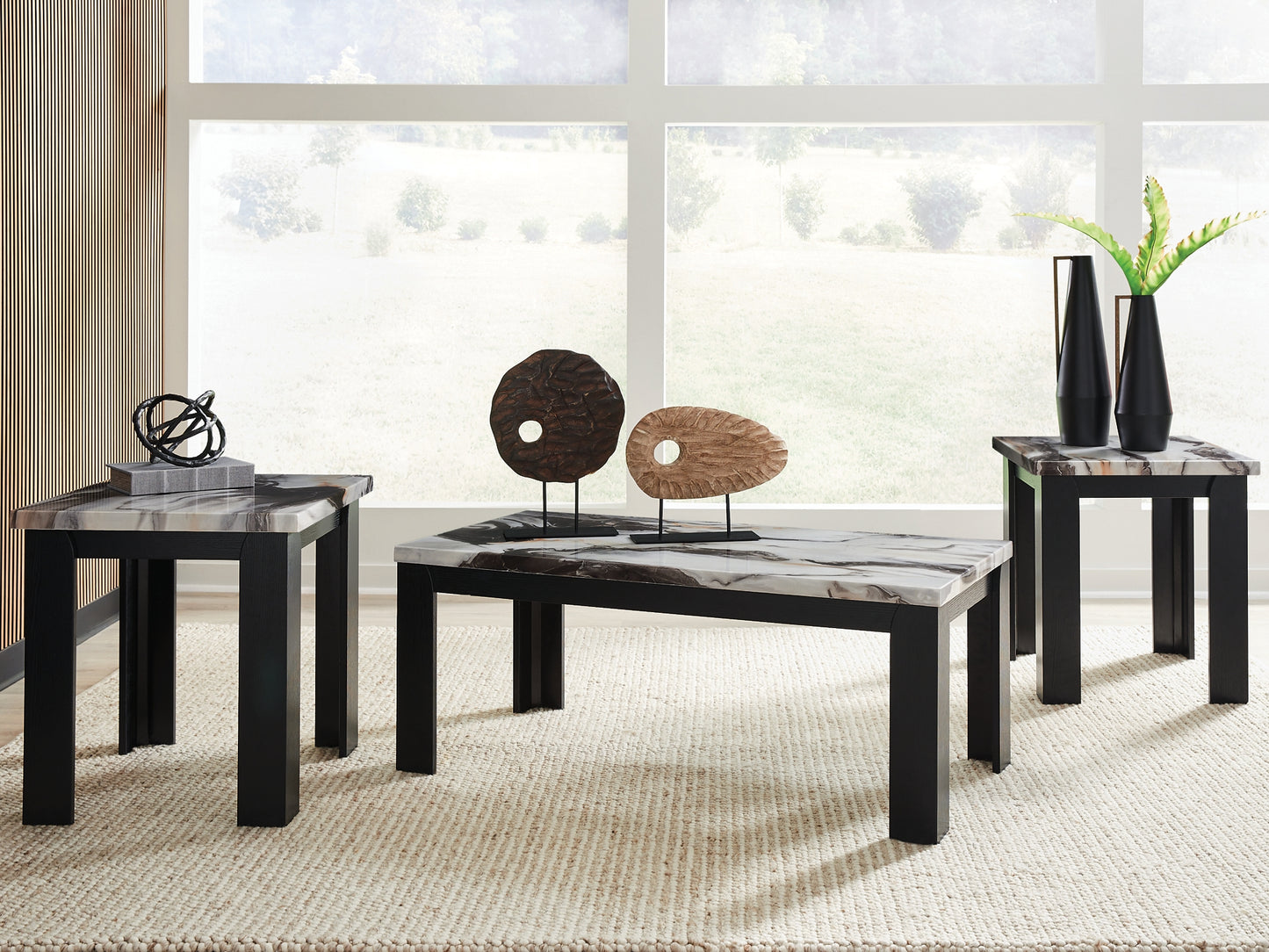 Juego de mesa auxiliar Jazmore (3 piezas)