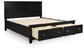 Lanolee  Panel Storage Bed