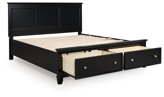 Lanolee California  Panel Storage Bed