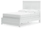 Bostwick Shoals  Panel Bed With Mirrored Dresser And Nightstand