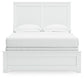 Bostwick Shoals  Panel Bed With Mirrored Dresser