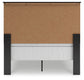 Panel Bed With Mirrored Dresser, Chest And Nightstand