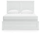 Bostwick Shoals  Panel Bed With Mirrored Dresser