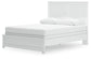 Bostwick Shoals  Panel Bed With Mirrored Dresser