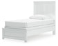 Bostwick Shoals  Panel Bed With Mirrored Dresser And Nightstand