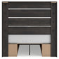 Hollivern  Panel Bed With Storage With Mirrored Dresser, Chest And Nightstand