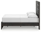 Hollivern  Panel Bed With Storage With Mirrored Dresser And Chest