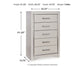 Zyniden  Upholstered Panel Bed With Mirrored Dresser And Chest