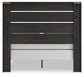 Hollivern  Panel Bed With Mirrored Dresser And Nightstand
