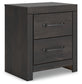 Hollivern  Panel Bed With Mirrored Dresser And Nightstand