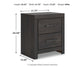 Hollivern  Panel Bed With Mirrored Dresser And Nightstand