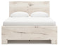 Panel Bed With Mirrored Dresser And Chest