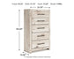 Panel Bed With Mirrored Dresser And Chest