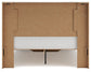 Panel Storage Bed With Mirrored Dresser, Chest And Nightstand