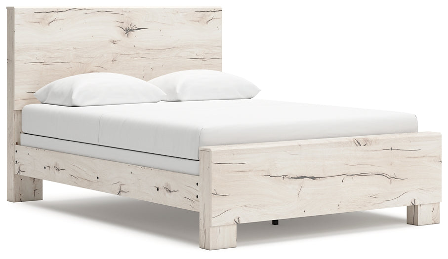Panel Bed With Mirrored Dresser And Chest