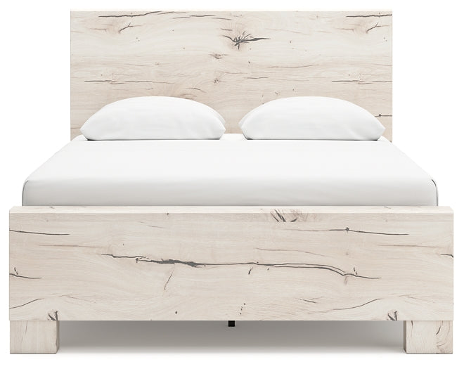 Panel Bed With Mirrored Dresser And Chest