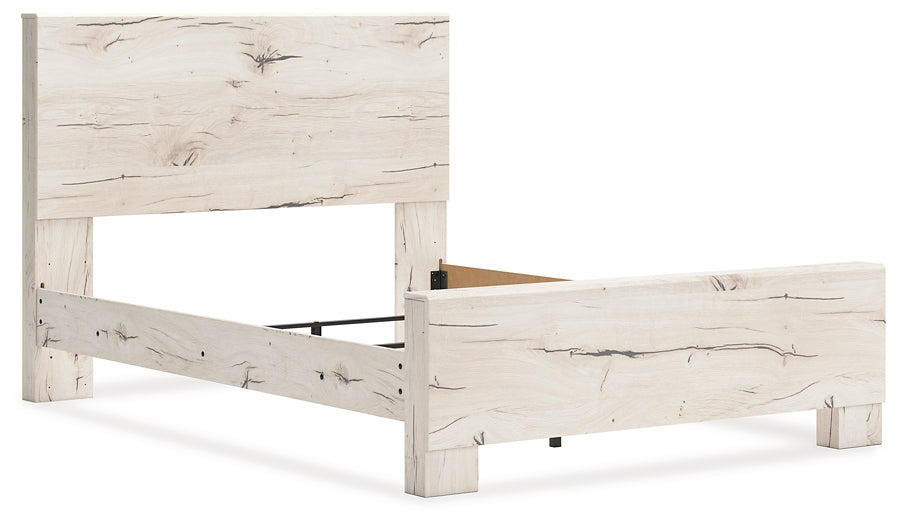 Panel Bed With Mirrored Dresser And Chest