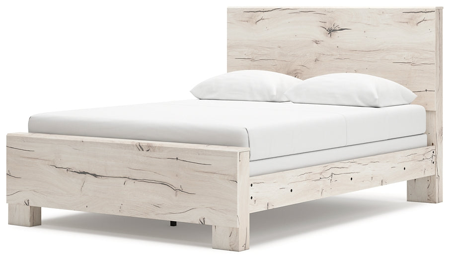 Panel Bed With Mirrored Dresser And Chest