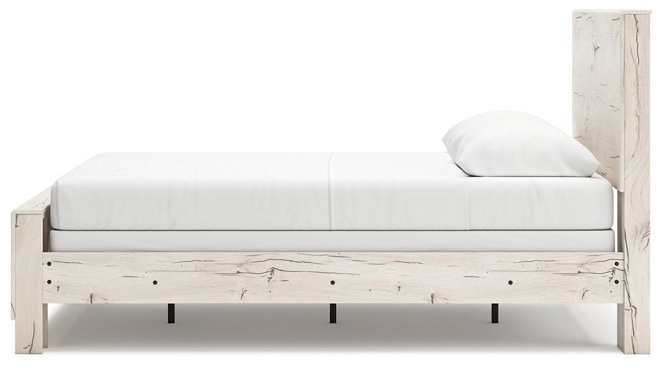 Panel Bed With Mirrored Dresser And Chest