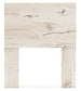 Panel Headboard With Mirrored Dresser