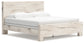 Panel Bed With Mirrored Dresser And Chest
