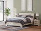 Panel Bed With Mirrored Dresser And Chest